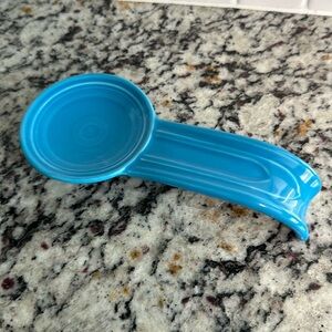 Fiesta peacock spoon rest